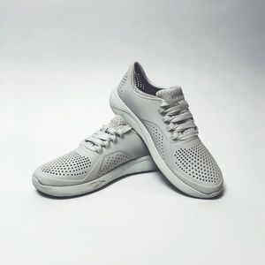 Crocs LiteRide Pacer Shoes - Women's Sneakers - Gently Used - Pearl White